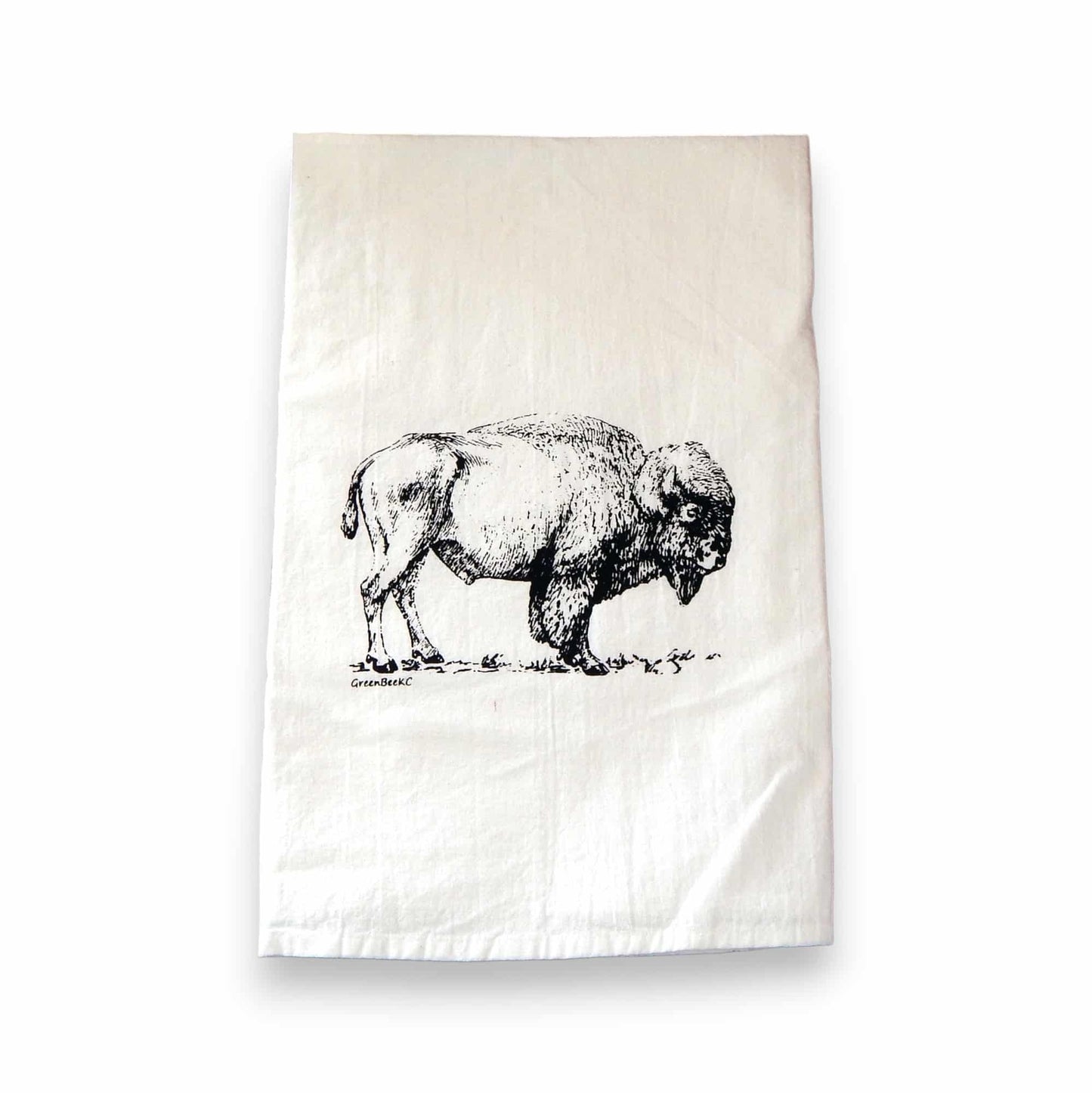 Buffalo Bison Tea Towel