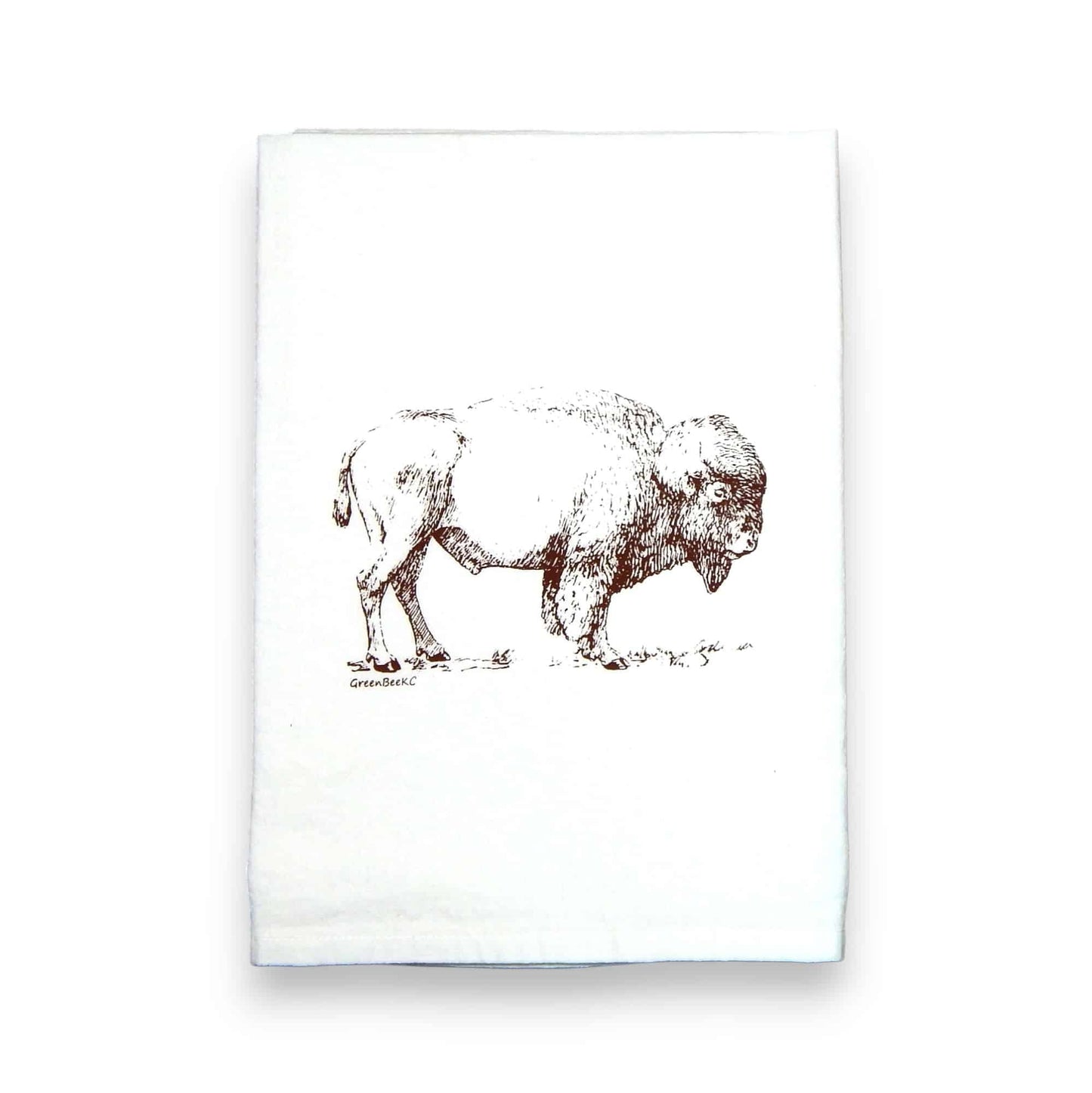 Buffalo Bison Tea Towel