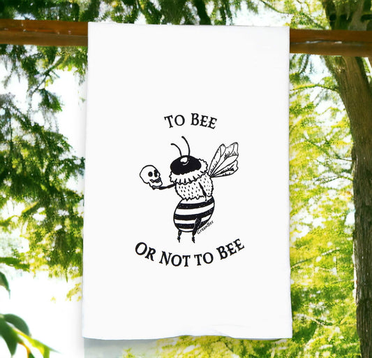 To Bee Or Not To Bee Hamlet Tea Towel