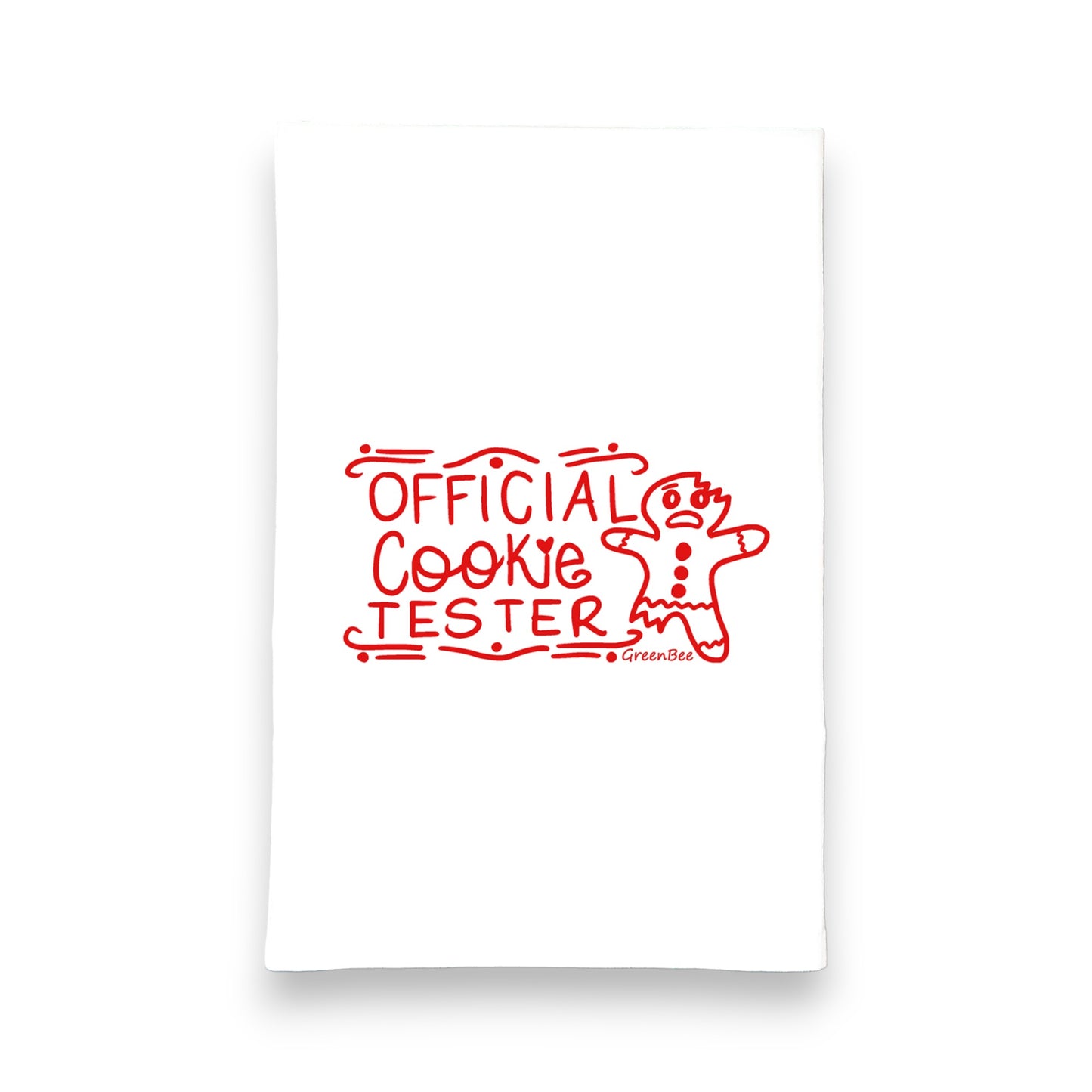 Official Cookie Tester Christmas Tea Towel