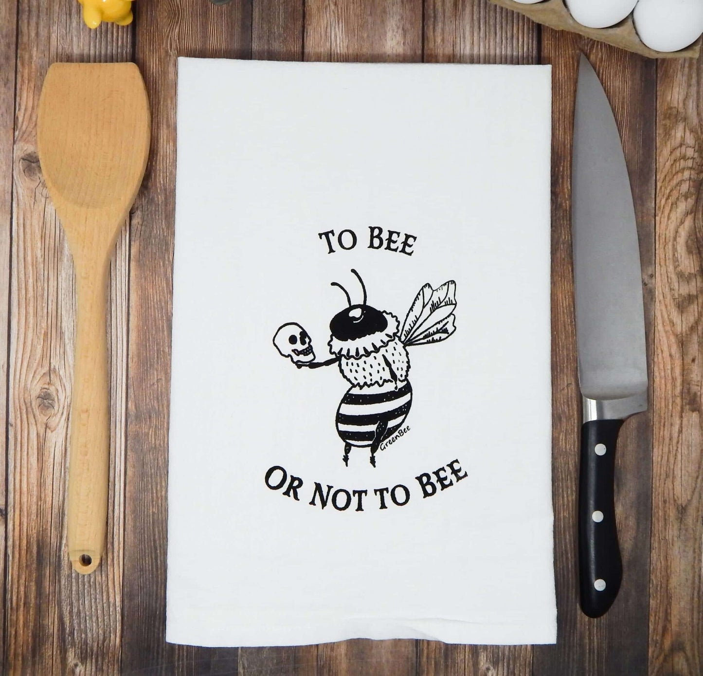 To Bee Or Not To Bee Hamlet Tea Towel