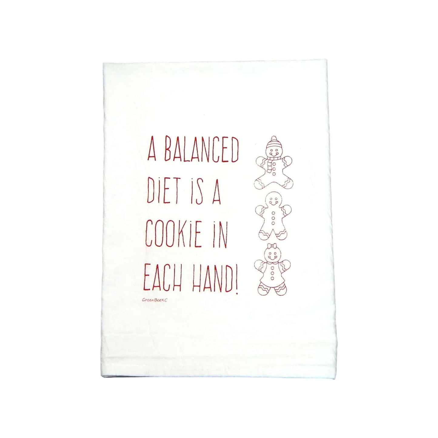 Christmas Cookie Gingerbread Man Tea Towel