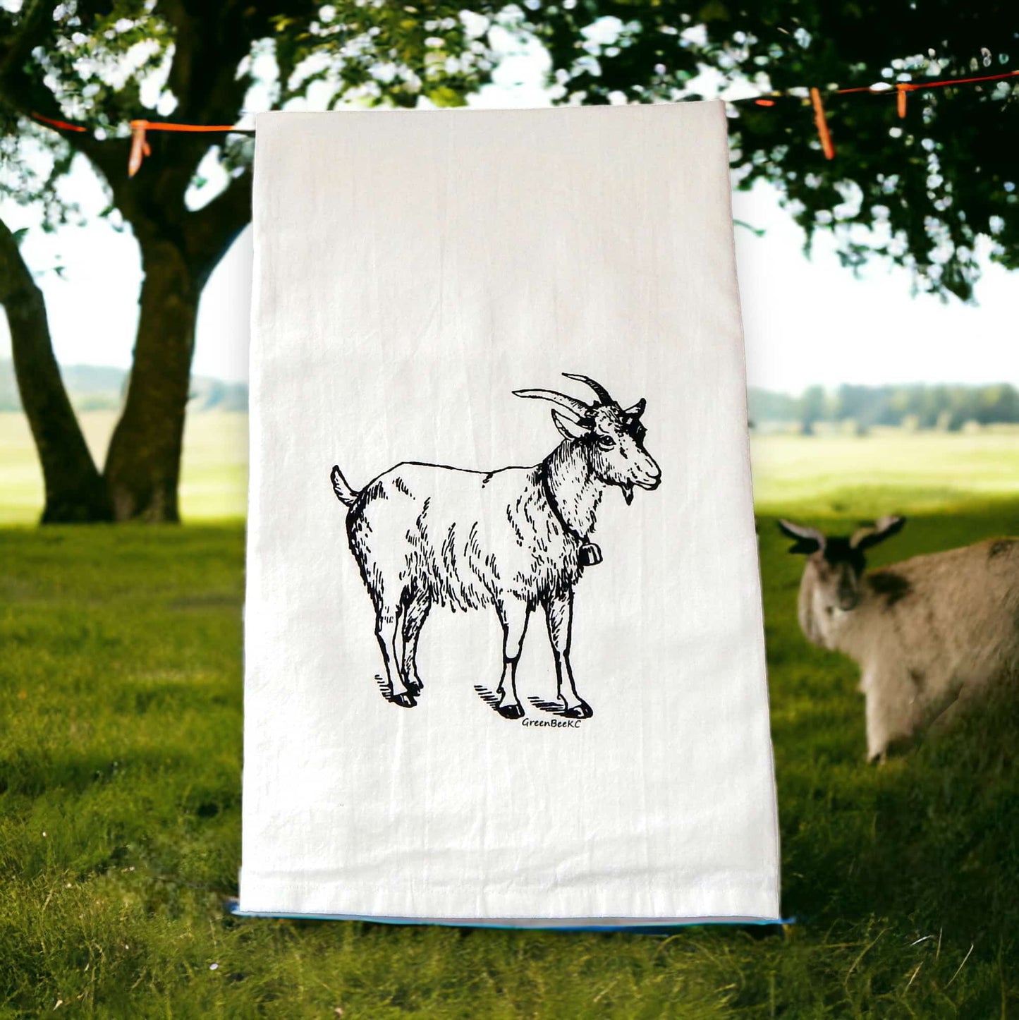 Goat Tea Towel